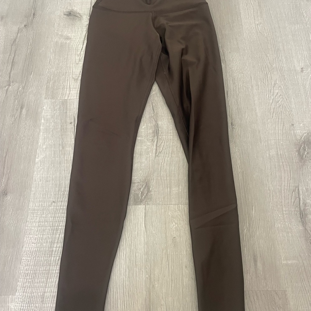 ALO Yoga Brown High-Rise Leggings Airlift
